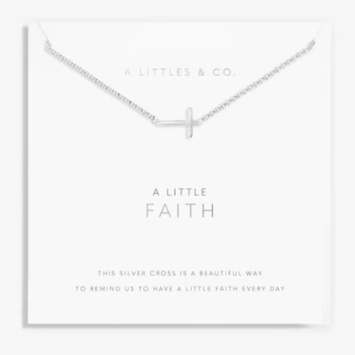This A Littles & Co A Little 'Faith' Necklace is a meaningful gift for someone who keeps faith close to their heart.