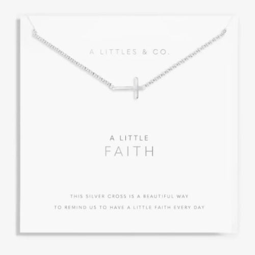 This A Littles & Co A Little 'Faith' Necklace is a meaningful gift for someone who keeps faith close to their heart.