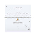 "Katie Loxton : A Little Feathers Appear When Loved Ones are Near Bracelet -"