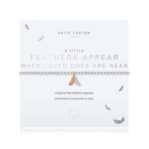 "Katie Loxton : A Little Feathers Appear When Loved Ones are Near Bracelet -"