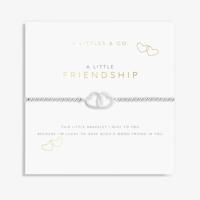 A Little Friendship Bracelet designed as a sweet and meaningful friendship keepsake.