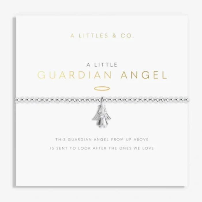 This A Littles & Co A Little Guardian Angel Bracelet offers a meaningful symbol of comfort, protection, and love.