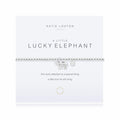 "Katie Loxton : A Little Lucky Elephant Bracelet -"