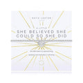 "Katie Loxton : A Little She Believed She Could So She Did Bracelet -"