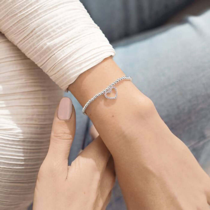 A Littles & Co : A Little 'Thank You' Bracelet – Silver-Plated at Annie's Hallmark