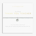 This A Littles & Co A Little Thank You Teacher Bracelet is a thoughtful way to show appreciation for a teacher’s dedication and support.