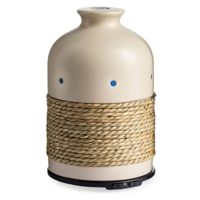 Airomé : Ceramic & Rope Medium Ultrasonic Diffuser - Airomé : Ceramic & Rope Medium Ultrasonic Diffuser