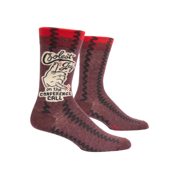 Blue Q : Men's Ankle Socks -Coolest Guy On The Conference Call at Annie's Hallmark
