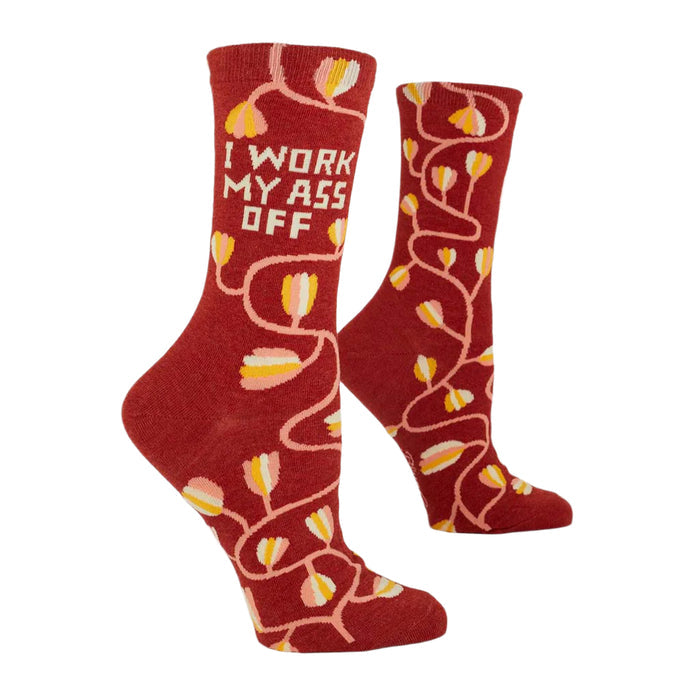 Blue Q : Sneaker Socks -  I Work My Ass Off at Annie's Hallmark