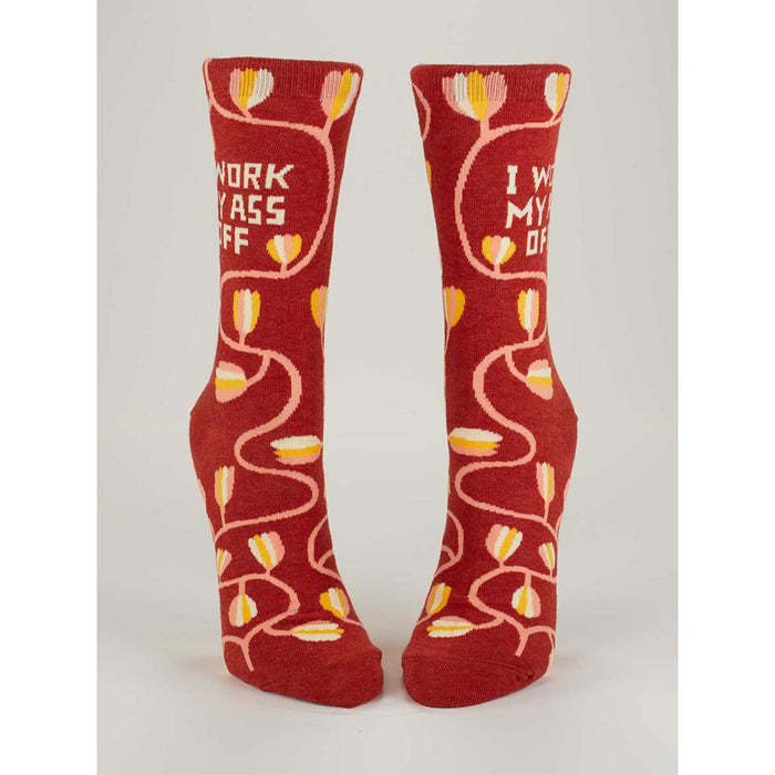 Blue Q : Sneaker Socks -  I Work My Ass Off at Annie's Hallmark