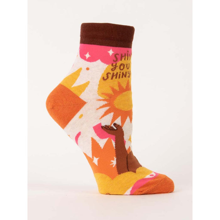 Blue Q : Women's Ankle Socks - Shine On You Crazy Shiny Thing - Annie's Hallmark