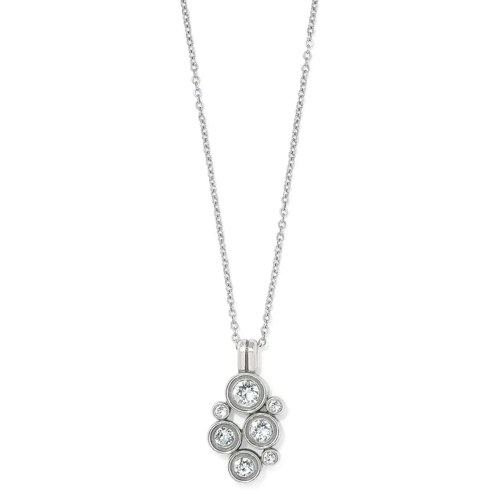 Brighton - Constella Cluster Crystal Necklace - White
