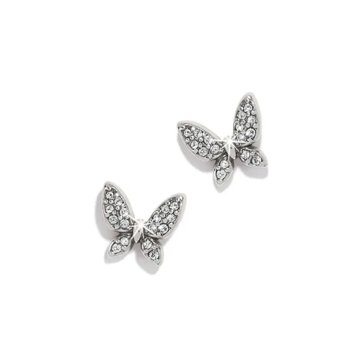 This Brighton Enchanting Butterfly Post Earring feature fine quality crystals in a lustrous silver-plated finish.