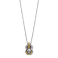 Brighton : Interlok Harmony Two Tone Necklace - Brighton : Interlok Harmony Two Tone Necklace