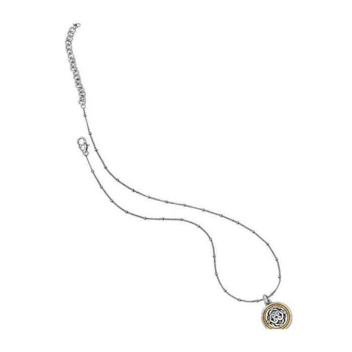 Brighton Intrigue Small Necklace featuring a delicate and elegant design, perfect for adding a refined touch to everyday outfits and special occasion looks.