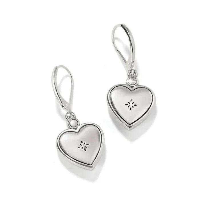 Brighton crafts the Mosaic Heart Two-Tone Leverback Earrings with fine-quality crystals and a stunning silver-gold finish.