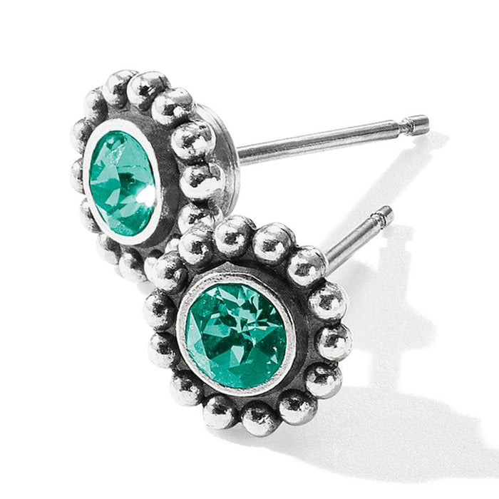 "Brighton : Twinkle Mini Post Earrings in Emerald -"