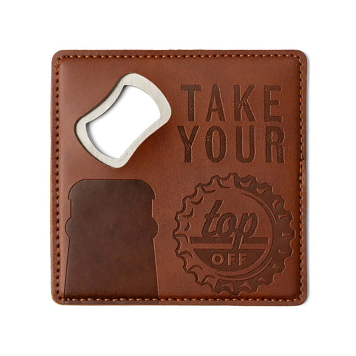 Brodeo Drive™ : Pour Decisions Bottle Opener Coaster