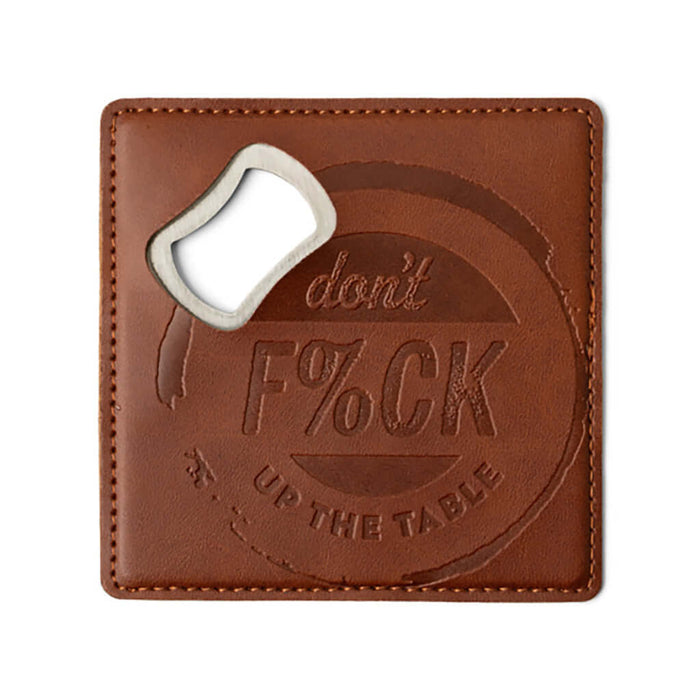 Brodeo Drive™ : Pour Decisions Bottle Opener Coaster