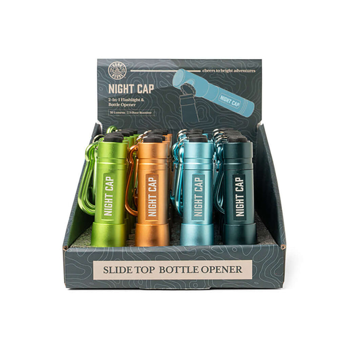 Bunkhouse™ : Nightcap 2-in-1 Flashlight & Bottle Opener - Assorted 1 at random.
