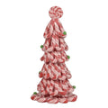 12 Inch Decorative candy cane Christmas tree  Byers' figurine on a white background