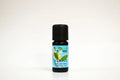 Bottle of Cajeput essential oil on a white background
