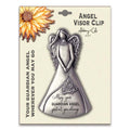 Travel with comfort and confidence using the Cathedral Art Angel Visor Clip – Guardian Angel (Carded).