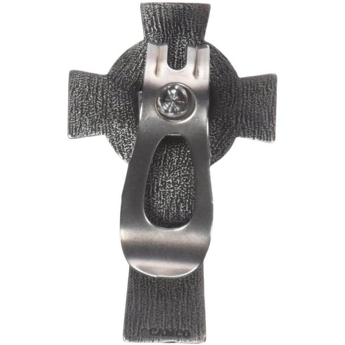 This Cathedral Art Auto Visor Clip - Celtic Cross features a timeless Celtic cross design that symbolizes faith, hope, and strength.
