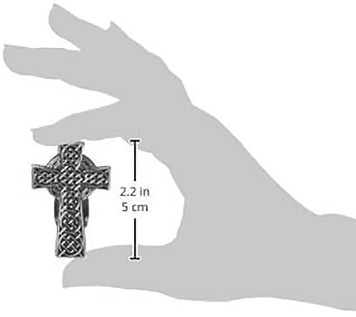 This Cathedral Art Auto Visor Clip - Celtic Cross features a timeless Celtic cross design that symbolizes faith, hope, and strength.