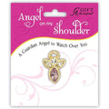 "Cathedral Art : Birthstone Pin-June- Amethyst -"