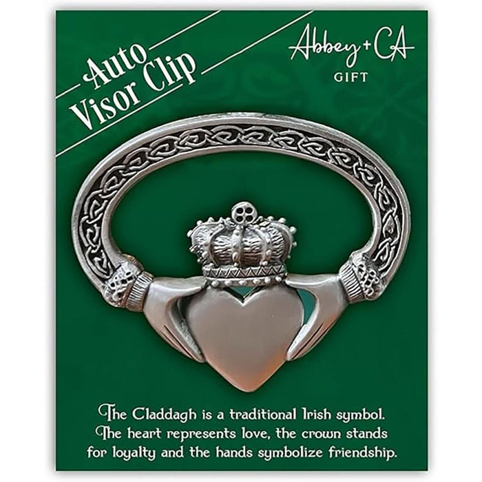 Cathedral Art : Claddagh Visor Clip - Cathedral Art : Claddagh Visor Clip