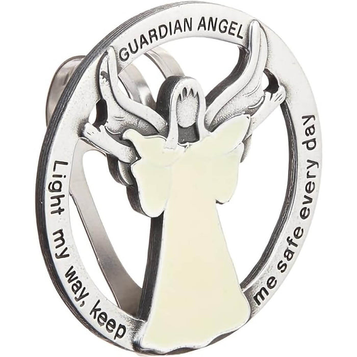 "Cathedral Art : Glow in The Dark Guardian Angel Visor Clip, Light My Way - Cathedral Art : Glow in The Dark Guardian Angel Visor Clip, Light My Way"
