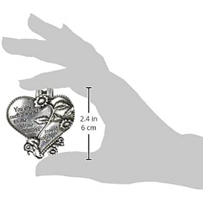 "Cathedral Art : Heart Visor Clip, Friend -"