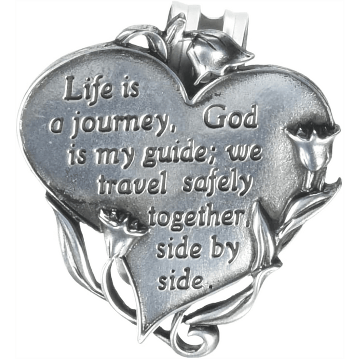 Life is a Journey front of Visor Clip