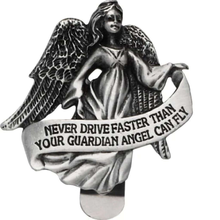 "Cathedral Art : \"Never Drive Faster\" Auto Visor Clip - Cathedral Art : \"Never Drive Faster\" Auto Visor Clip"