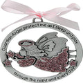 "Cathedral Art : Pink Angel Crib Medal -"