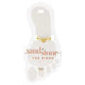 Gold-finished toe rings crafted from sandstone, offering a chic and earthy touch to casual or beachwear.