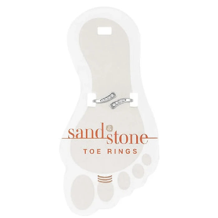 A collection of sandstone toe rings nestled in pristine white packaging, highlighting their earthy tones and craftsmanship.