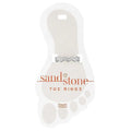 A collection of sandstone toe rings nestled in pristine white packaging, highlighting their earthy tones and craftsmanship