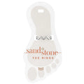 Silver toe rings featuring intricate sandstone designs, showcasing a blend of elegance and natural beauty.