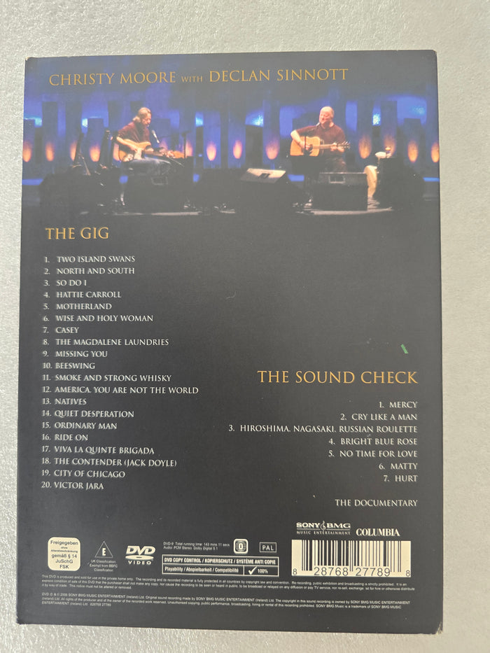 Christy Moore – Live in Dublin 2006 DVD Music Concert Film