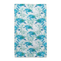 CJ Bella Turtle Blue Green with Seaweed eco-friendly reusable towel featuring a sea turtle design