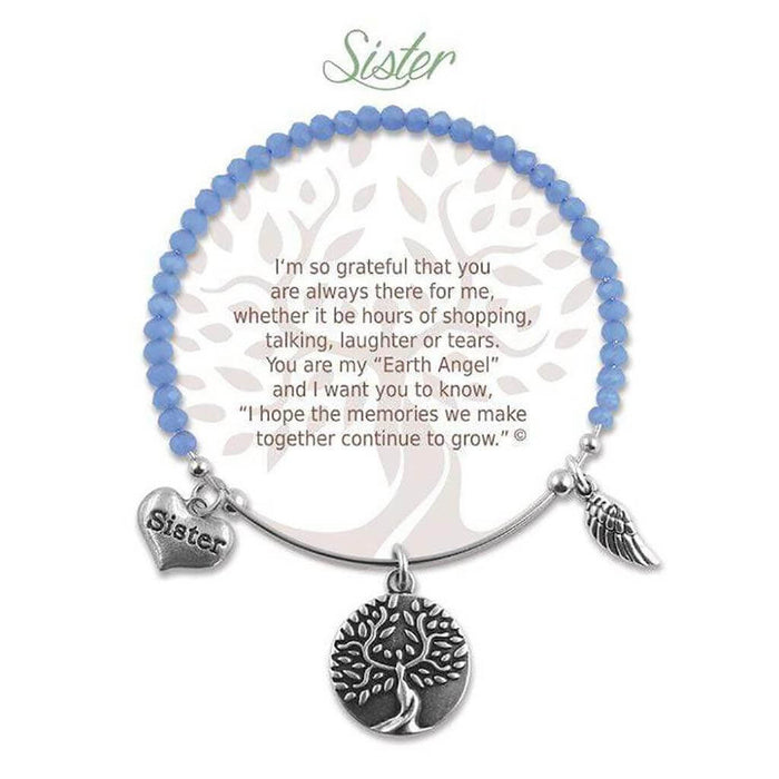 Sister Radiant Blue Stone Bracelet