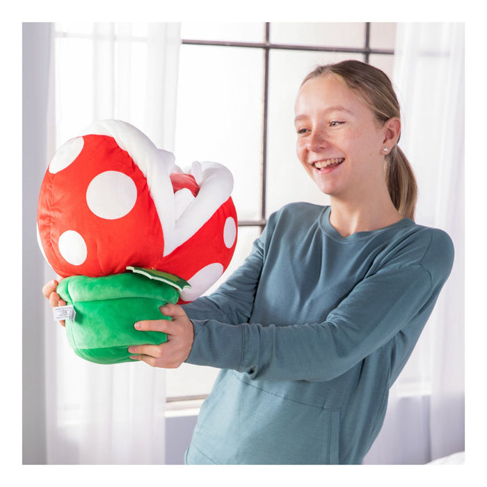 Club Mocchi Mocchi Super Mario Piranha Mega Plush – Large Soft Toy