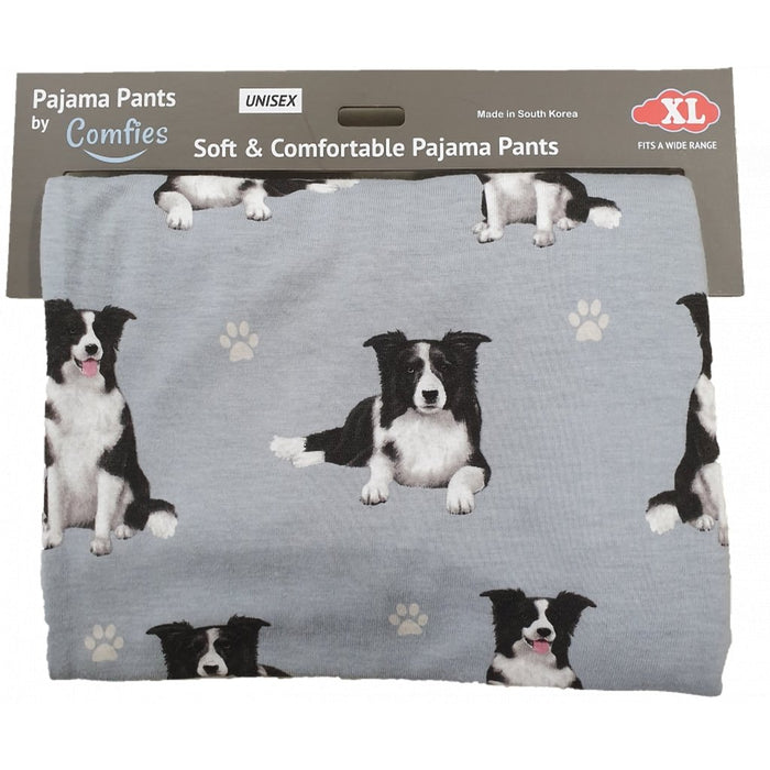 "Pet Lover Unisex Pajama Bottoms - Border Collie -"