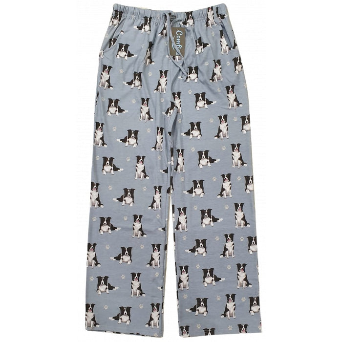 "Pet Lover Unisex Pajama Bottoms - Border Collie -"