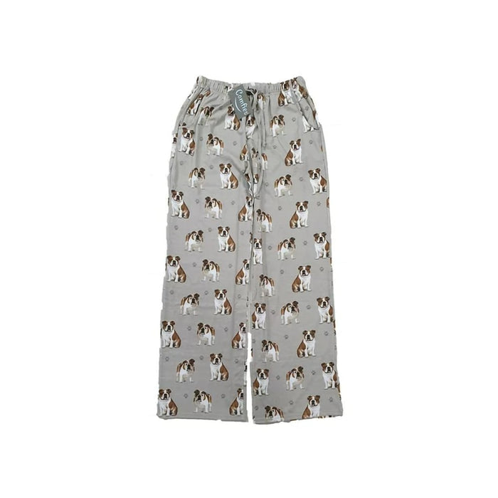 "Pet Lover Unisex Pajama Bottoms - Bulldog - Pet Lover Unisex Pajama Bottoms - Bulldog"