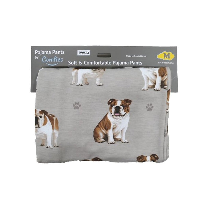 "Pet Lover Unisex Pajama Bottoms - Bulldog - Pet Lover Unisex Pajama Bottoms - Bulldog"