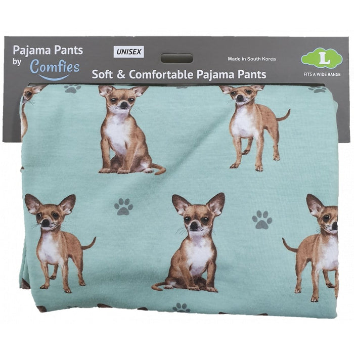 "Pet Lover Unisex Pajama Bottoms - Chihuahua -"