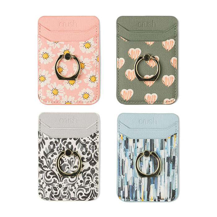 Crush : Stickable Phone Wallet - What Baggage - Assorted - Includes 1 at random